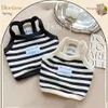 Summer Stripe Vest Dogs Clothing Cotton Cool Cute Pet Clothes Supplies Teddy French Bulldog Chihuahua 240416