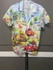 Camicie casual da uomo camicia hawaiana a maniche corte di grandi dimensioni 3D Character Character Style Cuban Summer Vacation Fashion