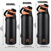 THERMOS FEIJIAN con bottiglia d'acqua in acciaio inossidabile sportivo per esterno magnetico mantenerla a vuoto isolato a freddo 1000 ml 240416