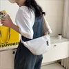 Evening Bags Unisex Bag Waterproof Nylon Dumpling Female Korean Version Solid Color Large-capacity Shoulder Messenger Male