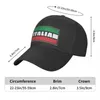 Ball Caps Personalizzato Flag Italia Cappo da baseball per uomini Donne traspirabili italiani Probod Dad Hat Outdoor Snapback Cappelli