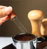 Kaffeestampfernadeln Werkzeuge Espresso Pulver Rührer Händler Leveler WDT Cafe Rühre Barista -Zubehör 5 Nadeln 6 Nadeln Rührer