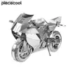 3D Puzzles Piececool Model Zestawy budowlane motocykl 3D metalowa łamigłówka Jigsaw DIY Kreatywne zabawki dla dzieci Prezenty urodzinowe Y240415