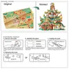 Puzzles Puzzles Model Model Kits Building Ancient Academy 3D Puzzle Metal Jigsaw Diy Set Toys for Kids Home Decoration Y240415