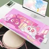 Mouse Pads Wrist Rests Pink Cute Kawaii Mouse Pad Usagi luna Artemis Moon Mousepad Computer Desk Mat Gamer Accessories Large Mosue Mat Anime Mause Pad