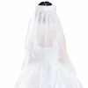 bambini bambini ragazze piccoli principi per capelli doppi strati di tulle veli da sposa frs garland arruffata di pizzo floreale matrimonio 2 c1qx#