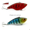 5pcs Winter VIB Pesca Lures 18g/0,635oz 7,5cm/2,95in isca dura com chumbo dentro de peixes gelo tackle Drop entrega