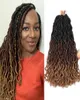 18 pouces Gypsy Faux Locs Crochet Hair Dreadlocks Extensions de cheveux ombre Goddess Locs Crochet Traiding Extensions Hair5062122