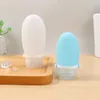 Bouteilles de rangement sdotter 1pcs voyager rechargeable bouteille de silice gel mini conteneur vide porte-shampooing portable du corps