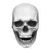 Party Masks Fl Head Skl Mask Carnival Adts Realistc Anonyme Halloween Moth Mothable Jaw Horror Horror Skeleton Headgear Drop Deli Dhjlq