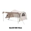 Tentes et abris en plein air camping multi-portes pluvie de pluie l