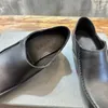 24 Nouvelles hommes de mode Romeo Mule Paris Designer Chaussures Luxury Cuir Femmes Patent Le cuir habille chaussures Taille 35-44