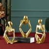 1pcs Nordic Light Luxury Style Résumé Figure Home Decoration Ornements Mini Formed Crafts Desktop Decoration Oruks 240416