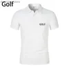 Cykelhandskar Golf Polo Shirt Summer Nya herrar och kvinnors högkvalitativa Polo Collar Casual Business Short Seved Fashion Outdoor Sports Golf L48