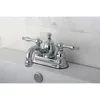 Grifos de lavabo de baño KS7101NL 4 IN. Centererset Free Faucet Accesorios de cromo pulido Cartucho de cerámica Free Free
