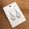 Dangle Earrings Trendy Natural Stone Stud Exquisite Jewelry Handmade Water Drop Shape Rose Quartzes Earring Fit Women