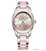 Luksusowa marka kwarc nurkowy zegarek Pink Kobiety nurkowe panie Fałsz ceramiczne zegarki Wodoodporne wysokiej jakości sport WRIS1823457