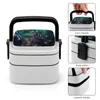 Dinnerware Nocturne With Fireflies Bento Box School Kids Office Worker 2Layers Storage Nightscape Long Grass