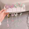 Accessori per capelli per farfalla per farfalla clip clip per bambini Ornamenti barrette colorati Hanfu Hairpin copricapo