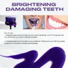 Denti smilekit sbiancando il dentifricio viola sapore di uva dentale potente macchia di sbiancamento ridotta del respiro fresco illuminante 240416