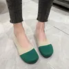 Scarpe casual bcebyl estate tondo tondo magna bava poco profonda bordo trasparente sandali di moda comode sandali piatti da donna piatta