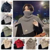 Scarves Korean Autumn Winter Knitted Pullover High Collar Shawl Warm Scarf Women Cape Thick Simple Irregular Neck Wraps Clothes