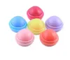 Schattige ronde bal 3d lippenbalsem fruitsmaak mond schoonheid natuurlijke hydraterende lippen zorg balsem lippenstift