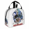 hellraiser Pinhead Horror Halen Insulated Lunch Bags Leakproof Reusable Thermal Bag Tote Lunch Box Work Outdoor Girl Boy 34Rj#