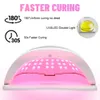 320W UV Light Dryer for Nails Gel Polish with 72 Lamp Beads 4 Timer Setting HD Display Screen Auto Sensor Professional Nail Lamp 240416