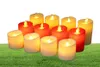 LED Flameless Candles 3st 6st Lights Battery Operated Plast Pillar Flicker Candle Light for Party Decor 2206063104308