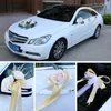 Decorative Flowers Creative Wedding Artificial Rose Car Decor Flower Door Handles Rearview Mirror Decorate Floral Marriage Props Party