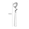 Spoons 20pcs Hanging Cup Coffee Spoon Stainless Steel Scoop Sugar Dessert Stirring Teaspoon Snack Juice Tools