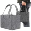 herbruikbare FI vilt tas wijnhouder bierflessen winkelt bag flesdrager met 6 flessen divider wable 01n0#