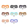 Zonnebrillen Designer Oversized Women for Men Trendy Punk Big Frame Sun Glasses Vintage Candy Sexy Ladies Shades