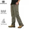 Pantalon pour hommes Spring Spring Thin High Quality Design Outdoor Leisure Couleur Couleur solide Loose Linette Male élastique Male grande taille