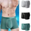 Underbyxor Polyester Fiber Energy Field Therapy Men's Underwear andningsbara långvariga smala trosor Elastiska