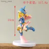 Action Toy Figures 2Style Yu-Gi-Oh Figure Black Magician Girl Yugi Muto Joey Wheeler Action Figur Skrivbordsmodelldocka Present Collection 14cm Y240415