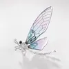 Broscher transparent akryl strassgåva för kvinnor 2024 djurbrosch pins charm smycken bröllop gåvor