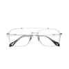 Optische Brille für Männer Frauen Retro Designer 2114 Modebläser Vollrahmen detaillierte Elastizität Square Style Anti-Blau-Lichtlinsenplatte mit Kasten