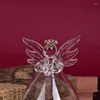 Candele 2024 Creative Angel Glass Hanging Tea Lampad Family Room Famiglia Regali decorativi Cangoli per amici