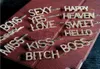 Ins dames meisjes diamanten brief haar clips kristal haarspelden strass kiss baas baas baas baas bling haardoor haar accessarisies cadeaus8520070