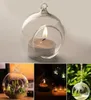 Borosilicate Glass Crystal Glass Hanging Candle Holder Candlestick Home Wedding Party Dinner Decor Grass Candle Holder2852965