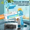 Gun Toys Desert Eagle Linkage Electric Auto Water Afring Firect Fight Cannon Summer Outdoor Beach Shooting Game Toys for Kids Kids 240416