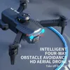 Drones 4K Уклонение от препятствий Блемний Блемний Дистанционный беспилотник 4K Двойной камеры Wi -Fi FPV Аэрофотосъемка RC Helicopter Складный квадрокоптер подарок 240416