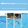 Telescopic Pool Cleaner Handle Rod Swimming Cleaning Fishing Net Supplies Portable Handheld Clean Equipment Adjustable 240415