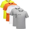 Camisetas masculinas 5 peças de homens moda moda clássica cor sólida plus size roupas de rua de rua 4 cores design simples unisex h240416