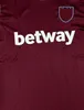 2024 25 Top da calcio per adulti West Hams supportano la personalizzazione delle camicie da calcio di Ward-Prows da calcio e camicie da calcio di calcio inglese