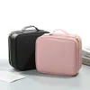 Makeup Bag with Mirror and Lights Travel Train Case Cosmetic Organizer Portable Artist Storage 240416
