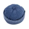 Ball Caps Vintage Jeans Beanie Hat Adjustable For Cycling Spring