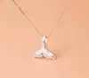 Collane a ciondolo design Design Animal Fashion Women Necklace Whale Tail Fish Charm Nautica Mermaid Eleganti Gioielli Girlie Collette5630931